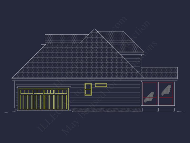 Elegant 2-Story house Plan with Blueprint and Floor Designs