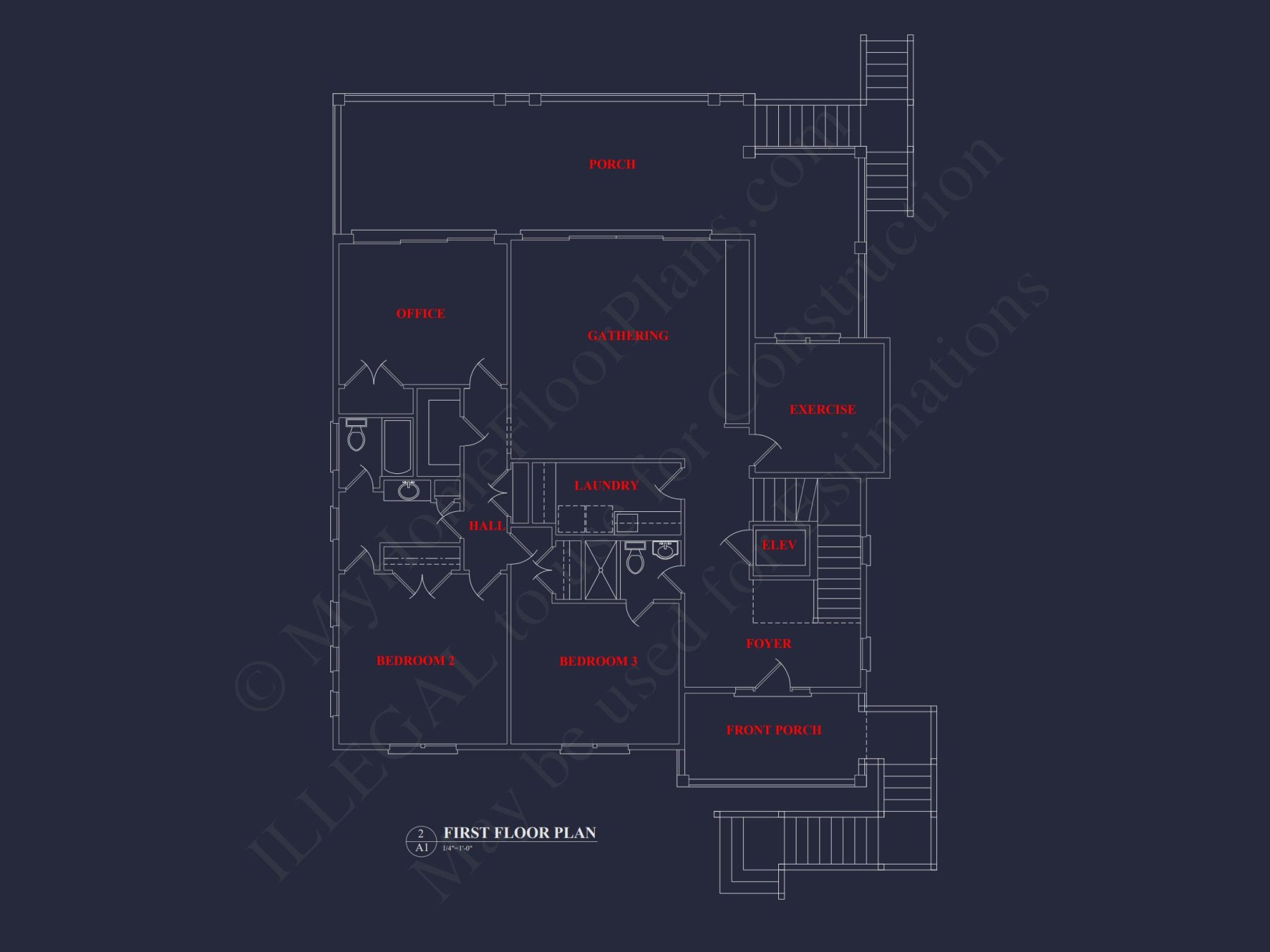 Elegant 2-Story house Plan with CAD Designs & Coastal Blueprint