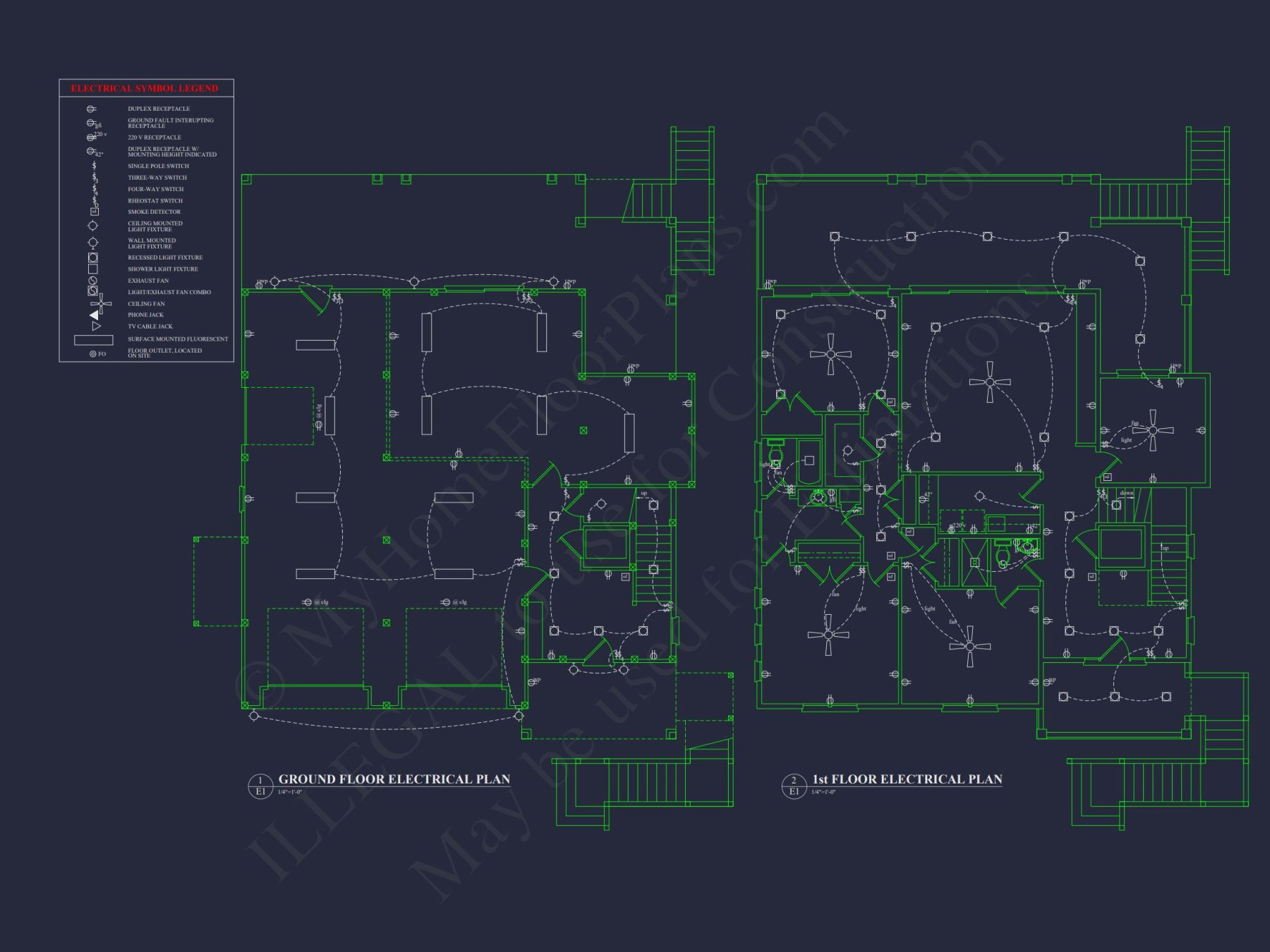 Elegant 2-Story house Plan with CAD Designs & Coastal Blueprint