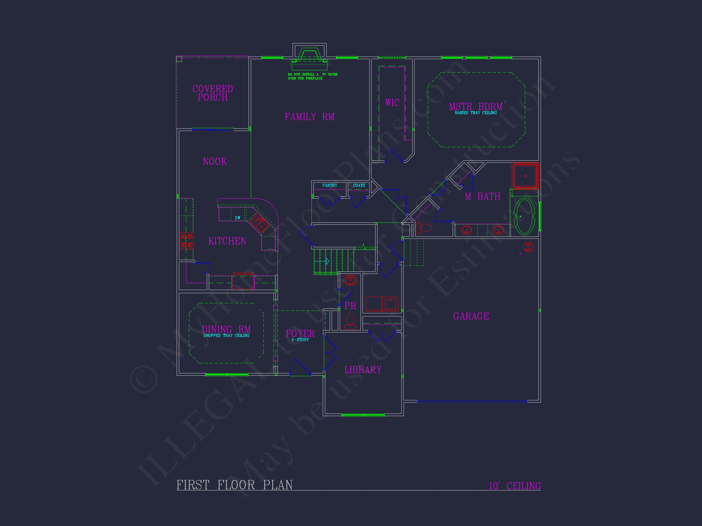 Elegant 2-Story Home Plan with CAD Designs & Spacious Layout