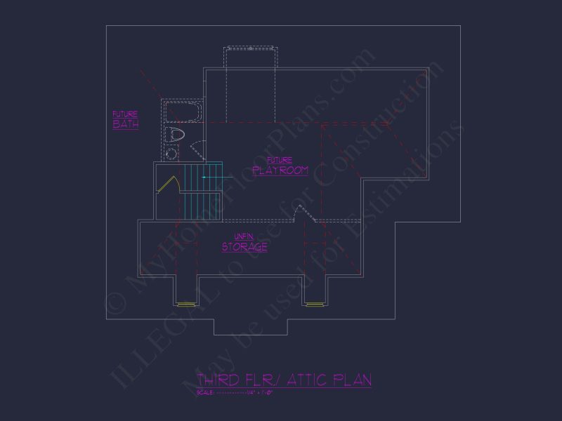 Elegant 2-Story house Plan with CAD Floor Designs & Blueprint