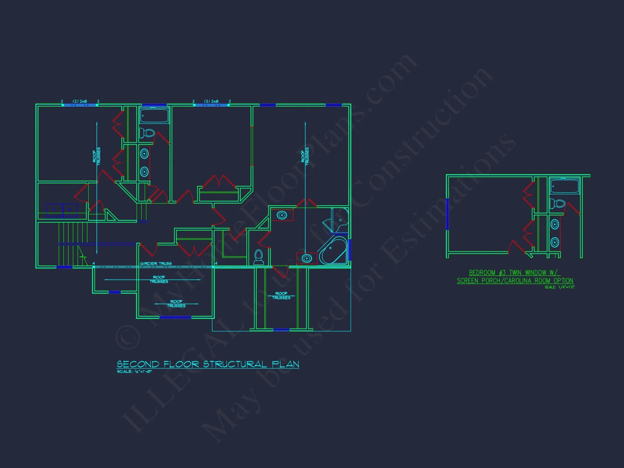 Elegant 2-Story house Plan with Spacious CAD Designs