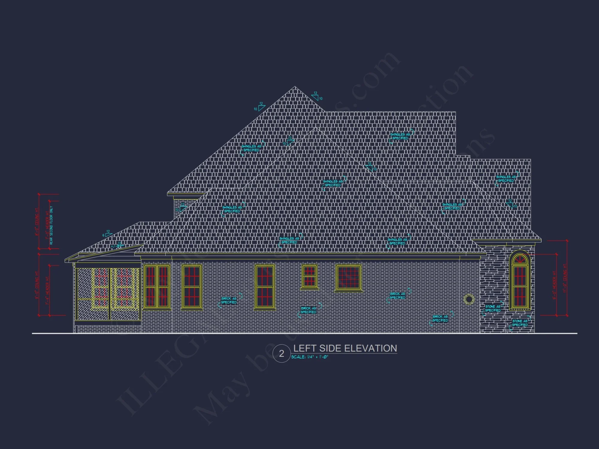 Elegant 2-Story house Plan with Spacious Floor Plan & CAD Designs