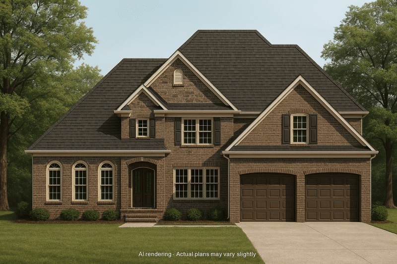 Elegant 2-Story Home Plan with Spacious Floor Plan & CAD Designs