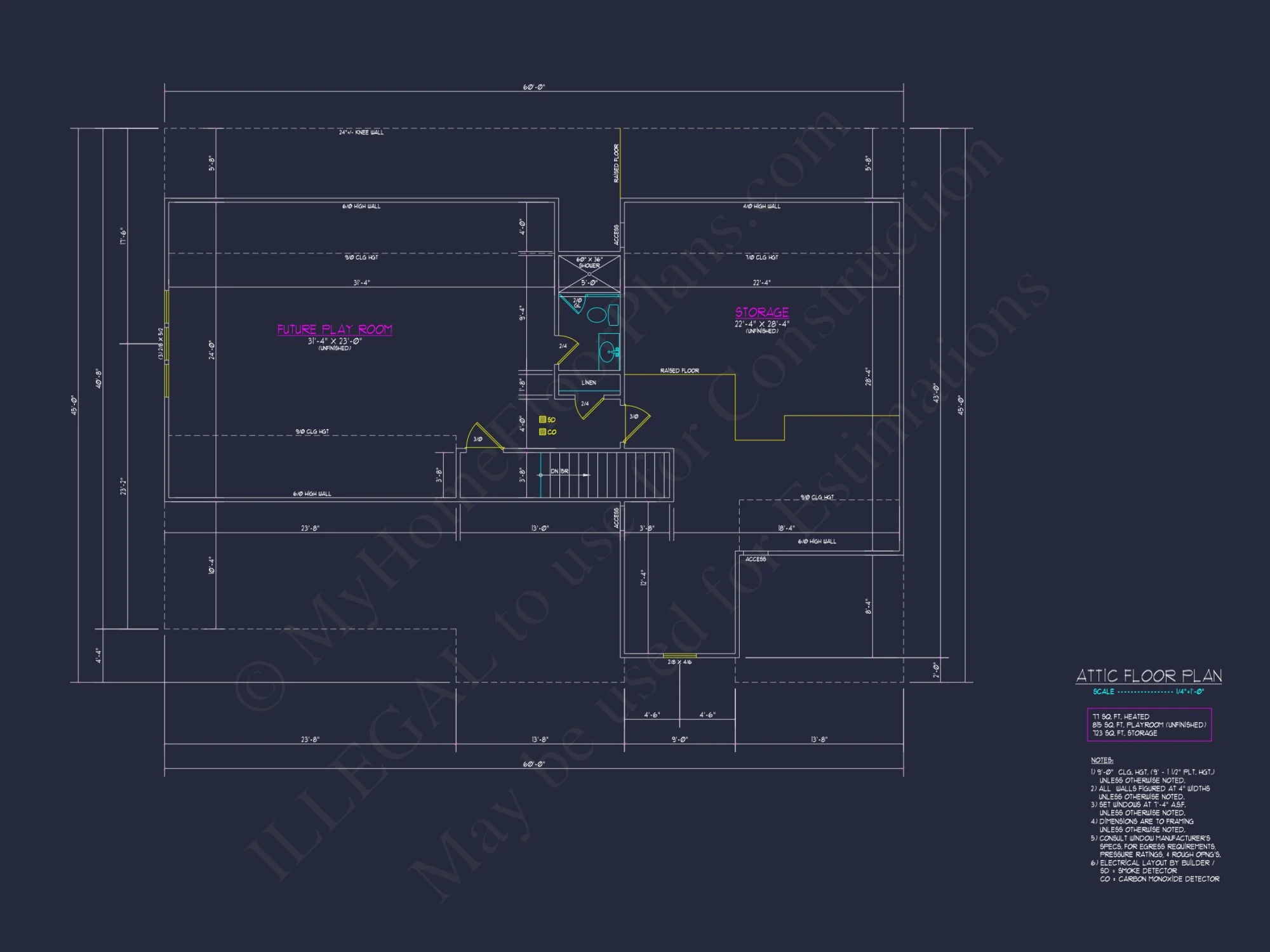 Elegant 2.5-Story house Blueprint with CAD Designs & Floor Plans