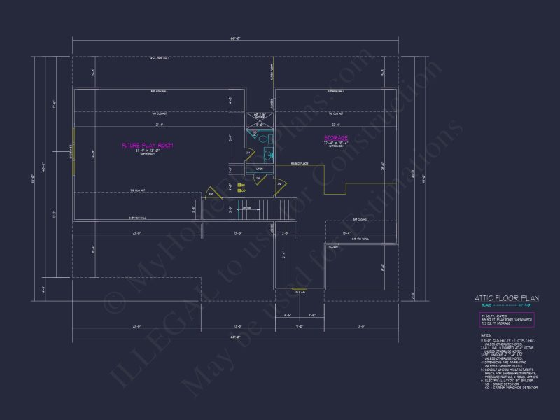 Elegant 2.5-Story house Blueprint with CAD Designs & Floor Plans