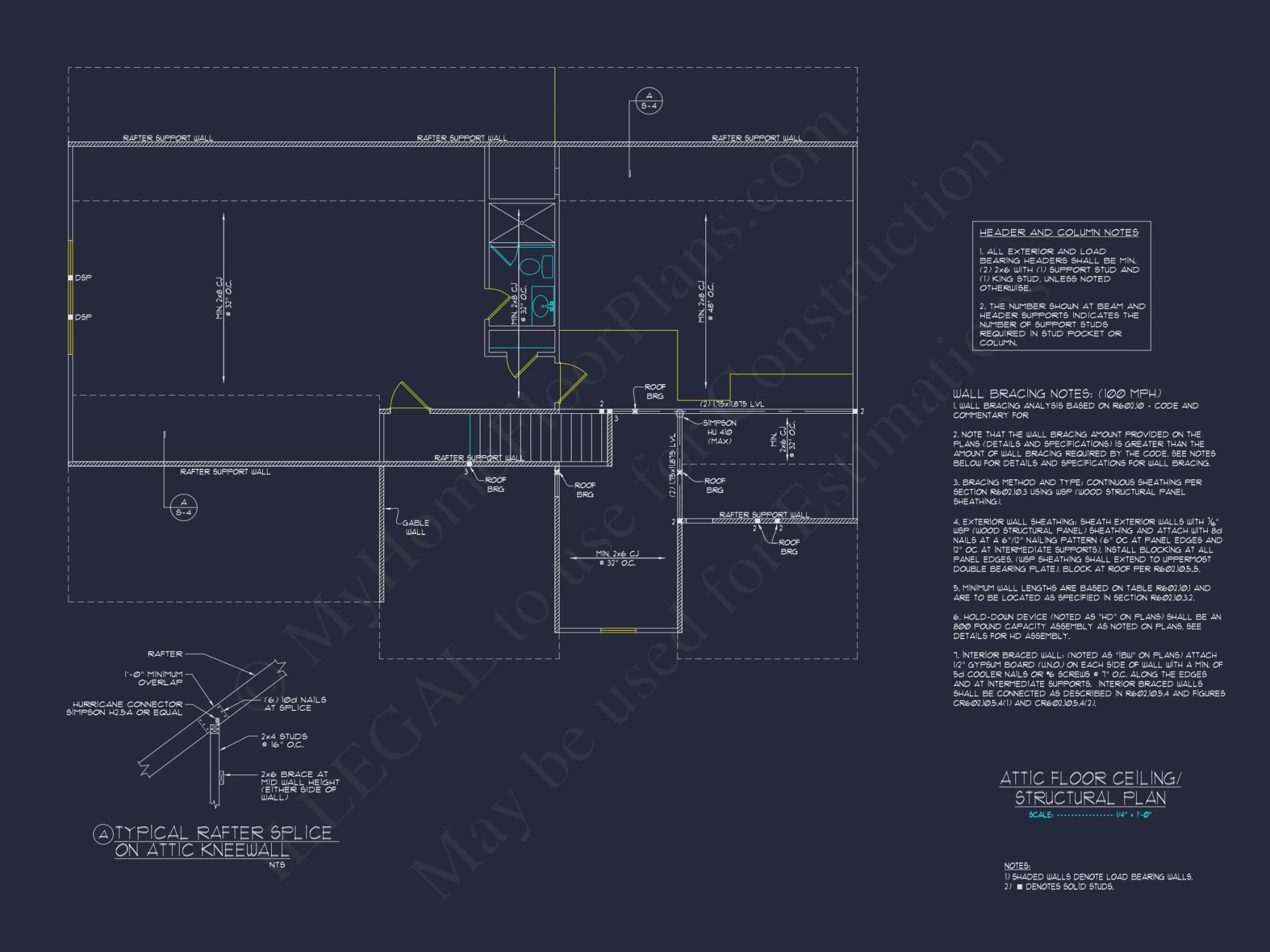 Elegant 2.5-Story house Blueprint with CAD Designs & Floor Plans
