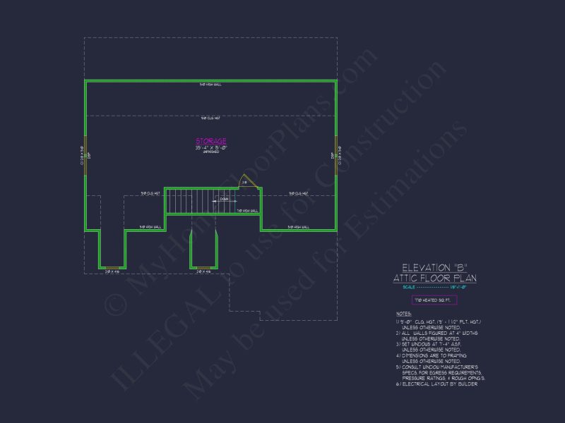 Elegant 2.5-Story house Plan with CAD Floor Designs and Blueprint