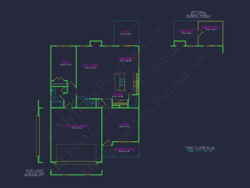 Elegant 2.5-Story house Plan with CAD Floor Designs and Blueprint