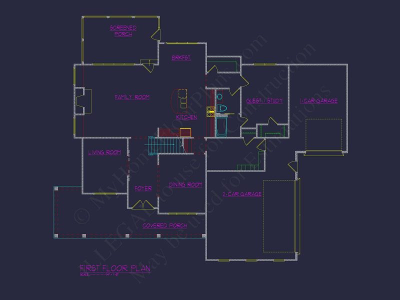 Elegant 2.5 Story house Plan with Spacious CAD Designs