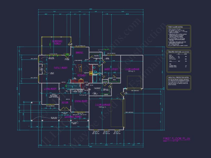 Elegant 2.5 Story house Plan with Spacious CAD Designs