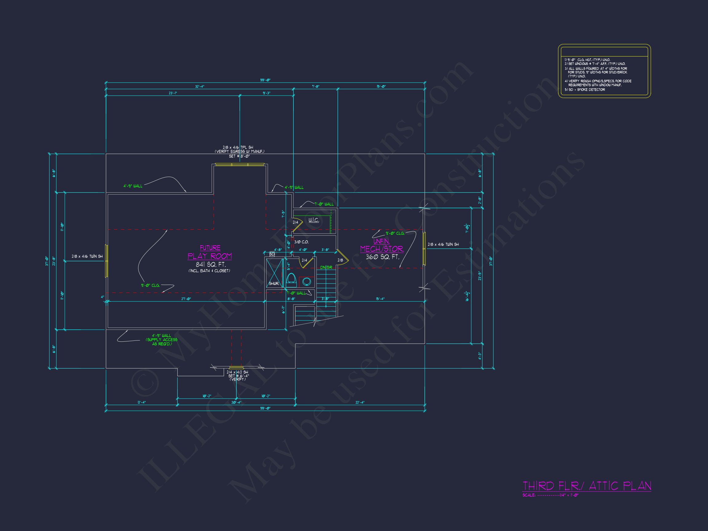 Elegant 3-Floor house Plan with Spacious CAD Designs