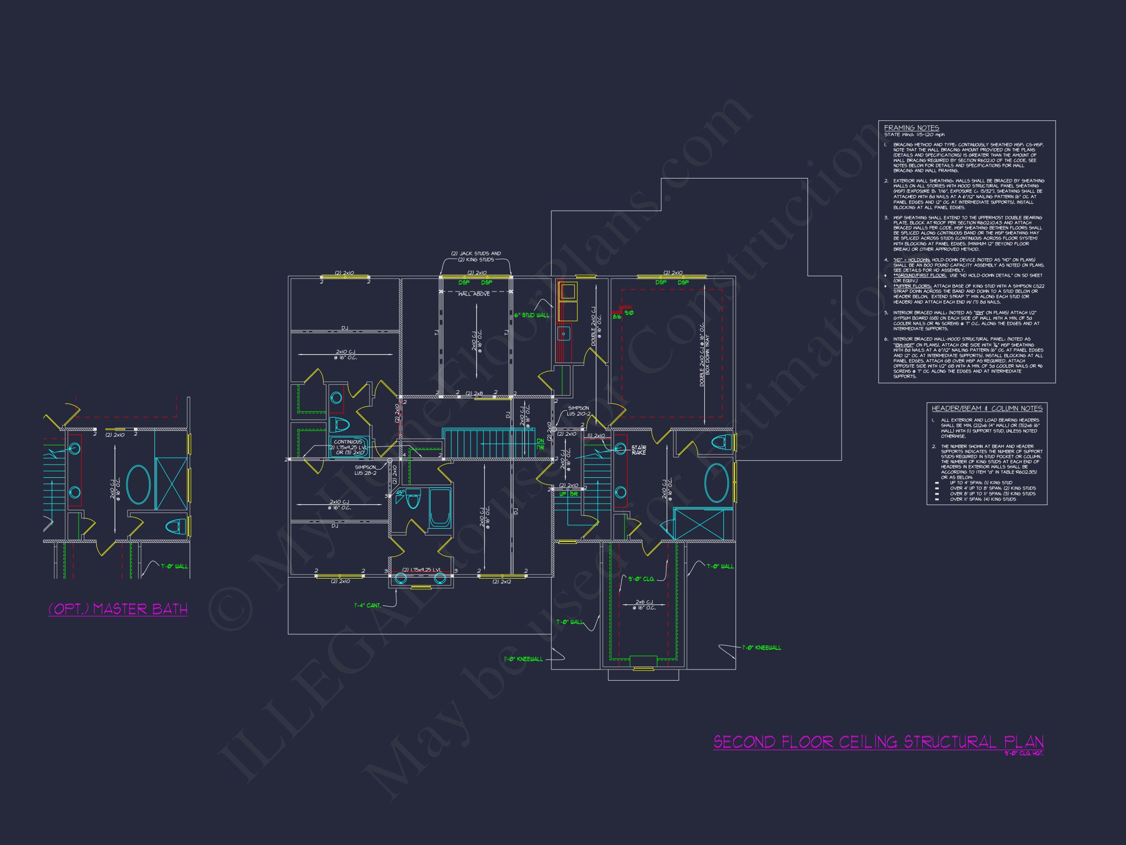Elegant 3-Floor house Plan with Spacious CAD Designs