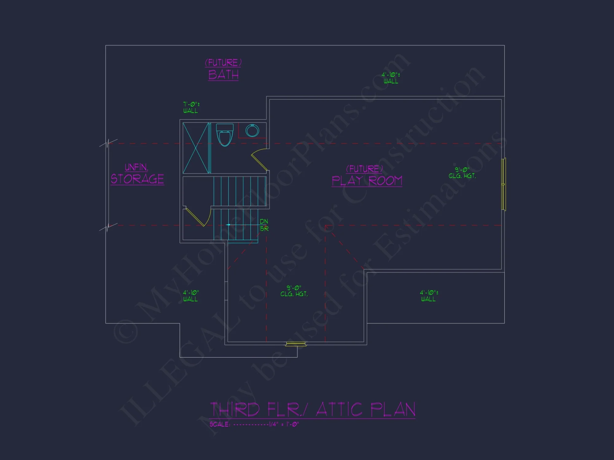 Elegant 3-Story Craftsman house Plan with Detailed CAD Designs