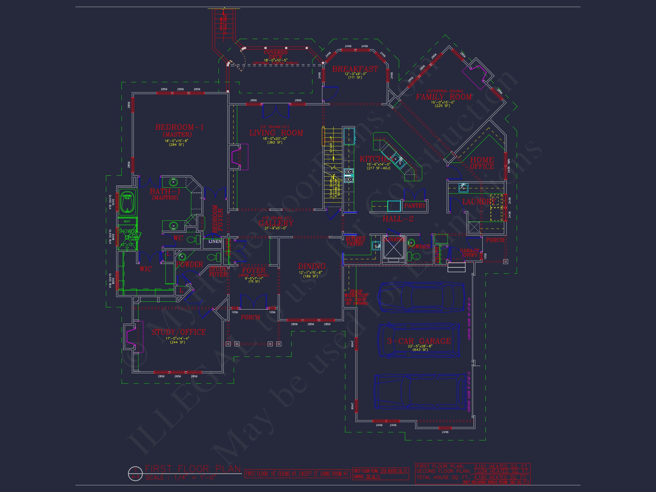 Elegant 3-Story house Plan with CAD Blueprint and Designs