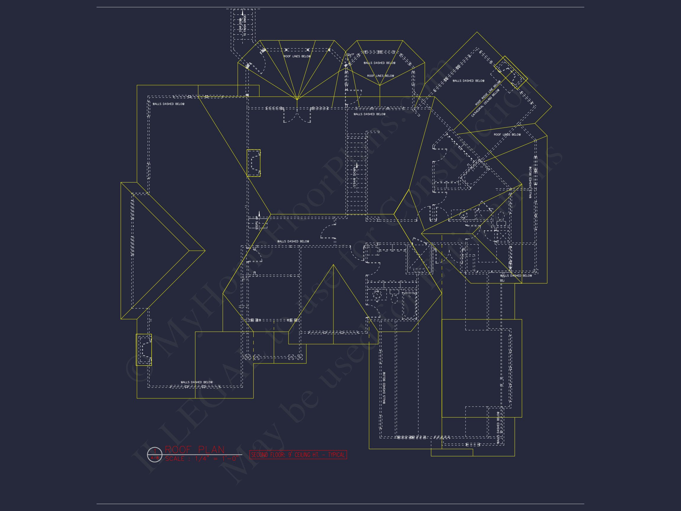 Elegant 3-Story house Plan with CAD Blueprint and Designs