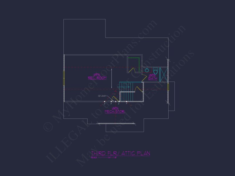 Elegant 3-Story house Plan with CAD Blueprints & Modern Designs