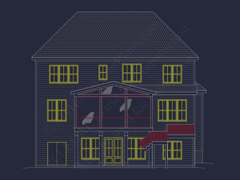 Elegant 3-Story house Plan with CAD Designs and Features