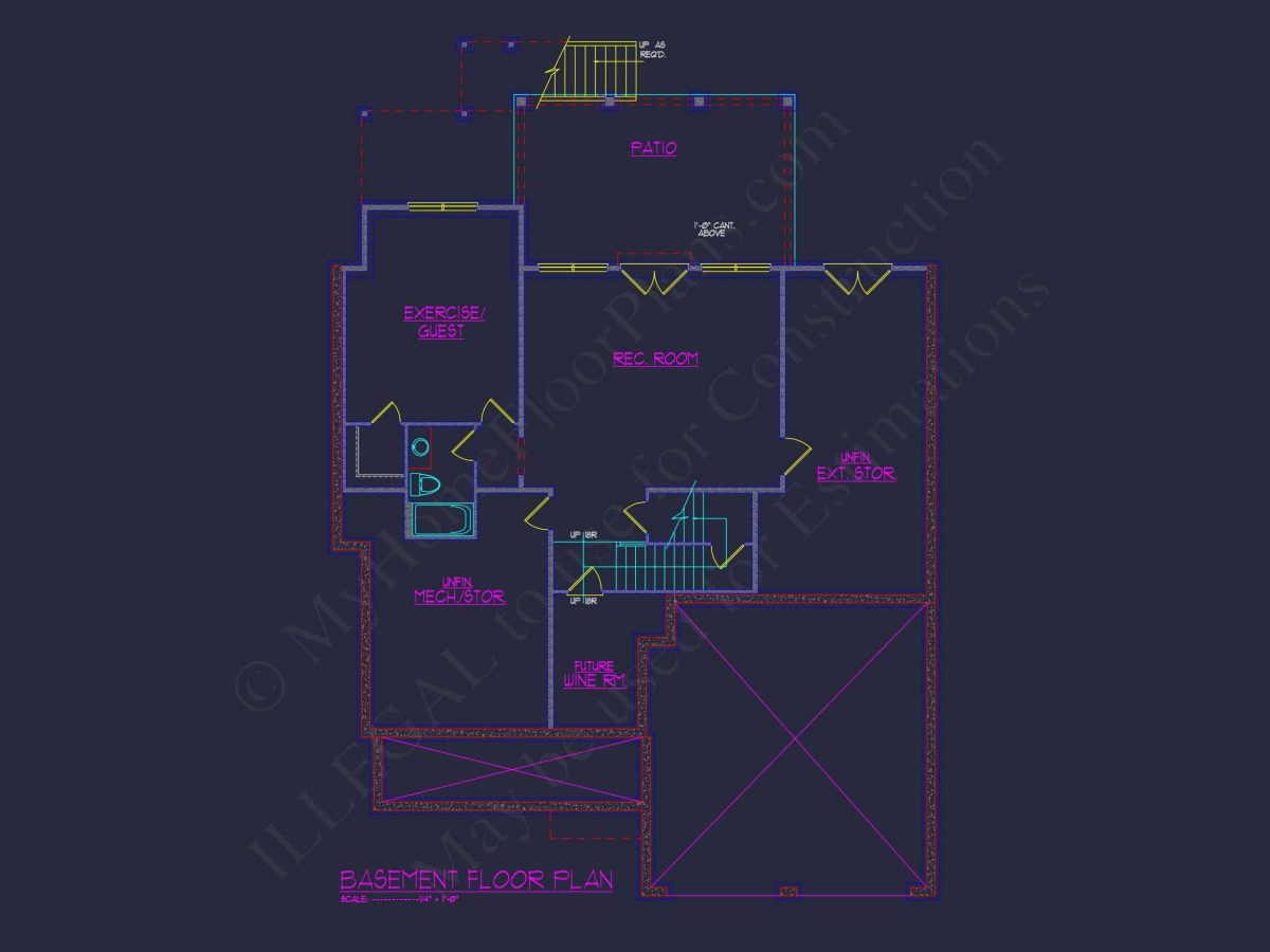 Elegant 3-Story house Plan with CAD Designs and Features