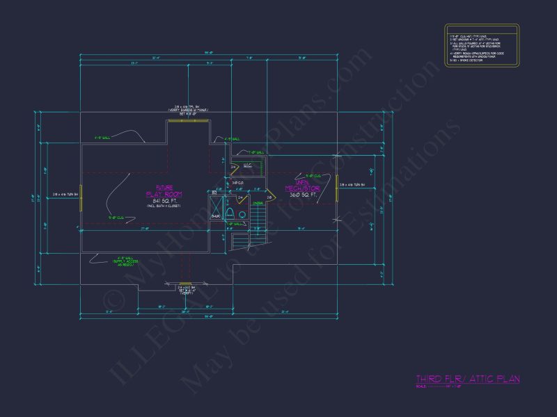 Elegant 3-Story house Plan with CAD Floor Designs & Blueprint