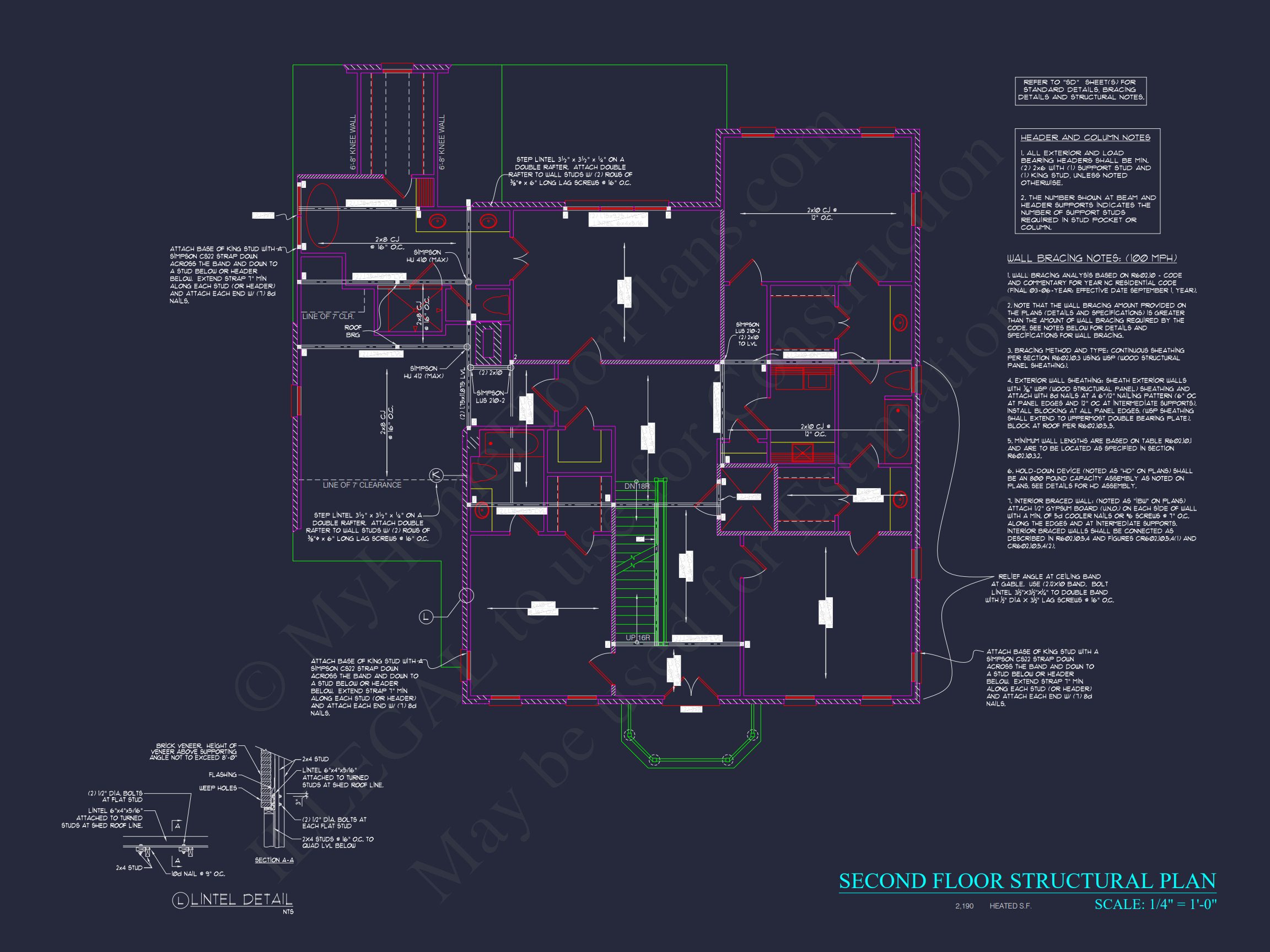 Elegant 3.5-Story house Design with CAD Blueprints & Features