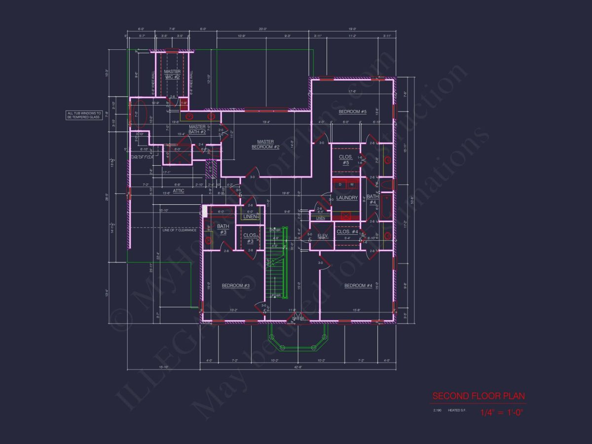 Elegant 3.5-Story house Design with CAD Blueprints & Features