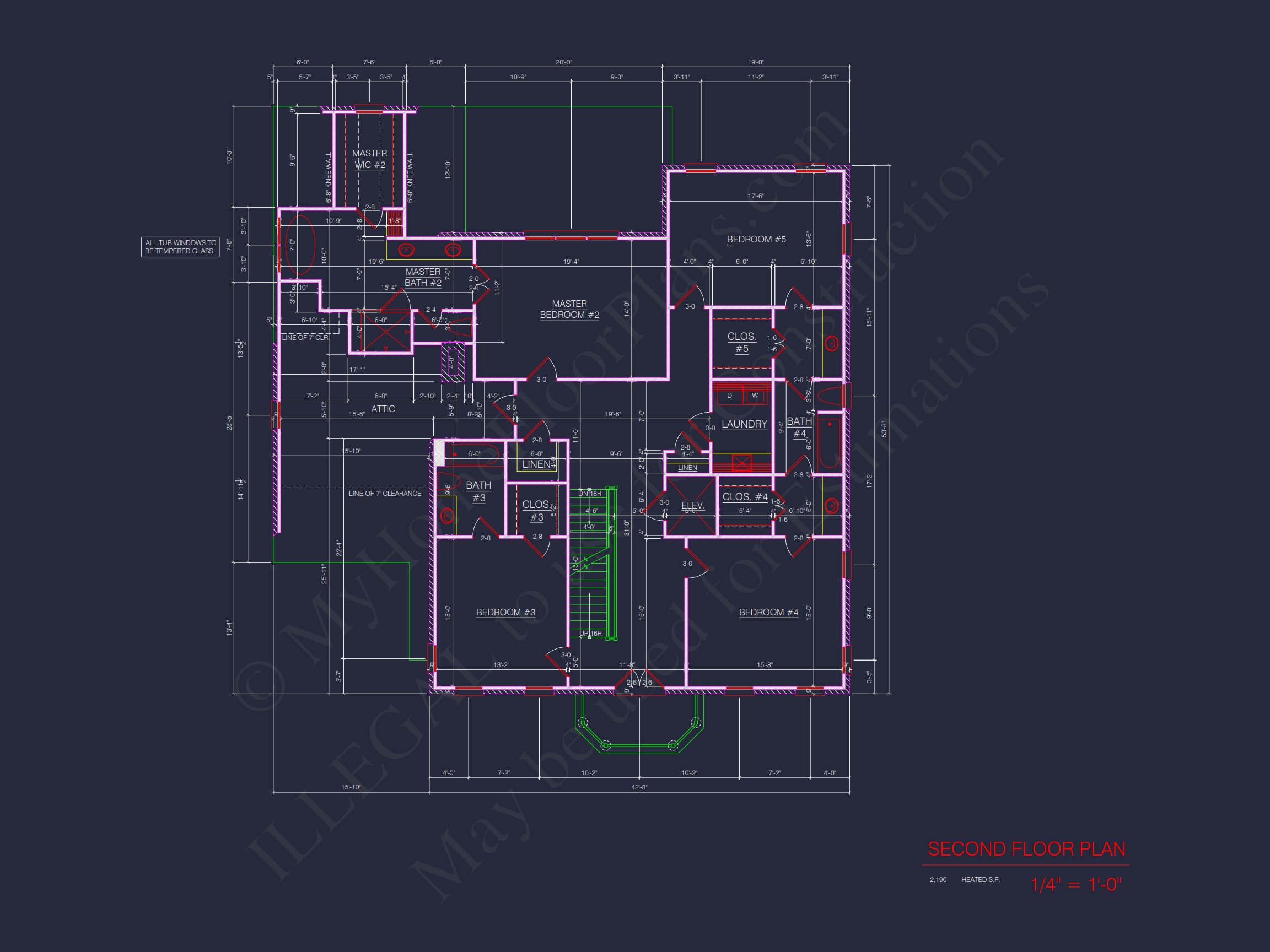 Elegant 3.5-Story house Design with CAD Blueprints & Features