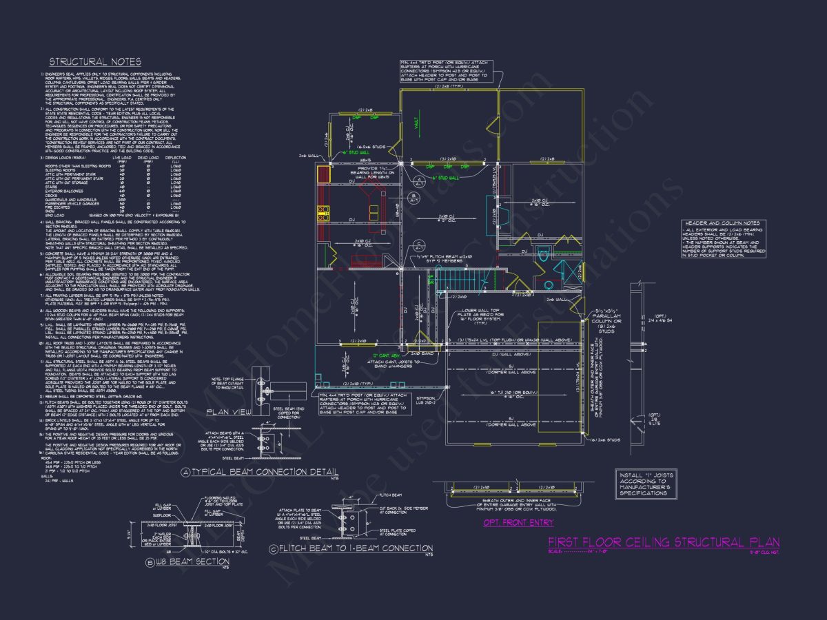 Elegant 4-Bedroom house Plan with Floor Plan, Blueprint, and CAD Designs
