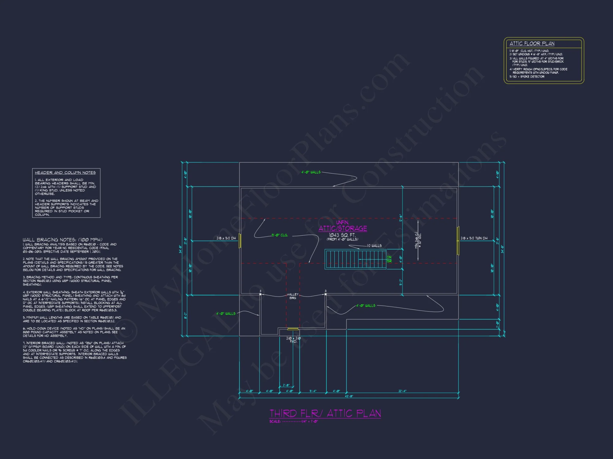 Elegant 4-Bedroom house Plan with Open Layout and CAD Design