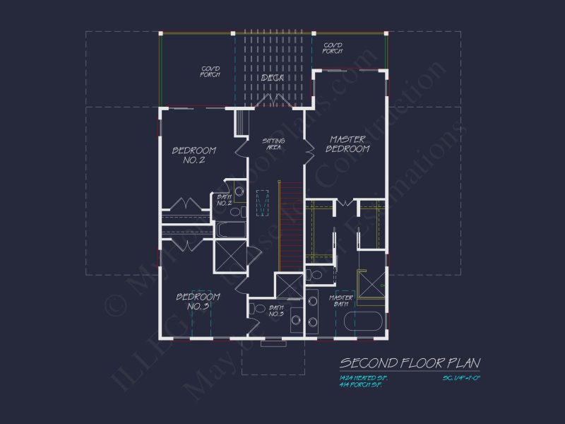Elegant Beach house Floor Plan – Architectural Designs in CAD