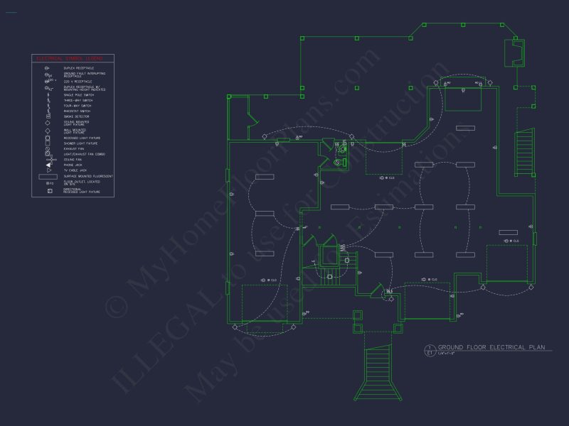 Elegant Beach house Plan: CAD and Blueprint Designs