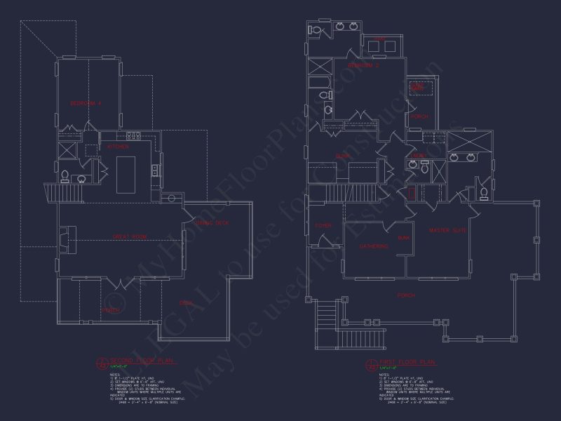 Elegant Beach house Plan with CAD Blueprint & Unique Designs