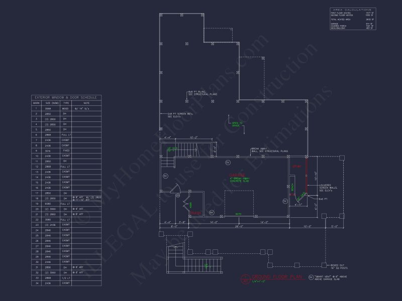 Elegant Beach house Plan with CAD Blueprint & Unique Designs