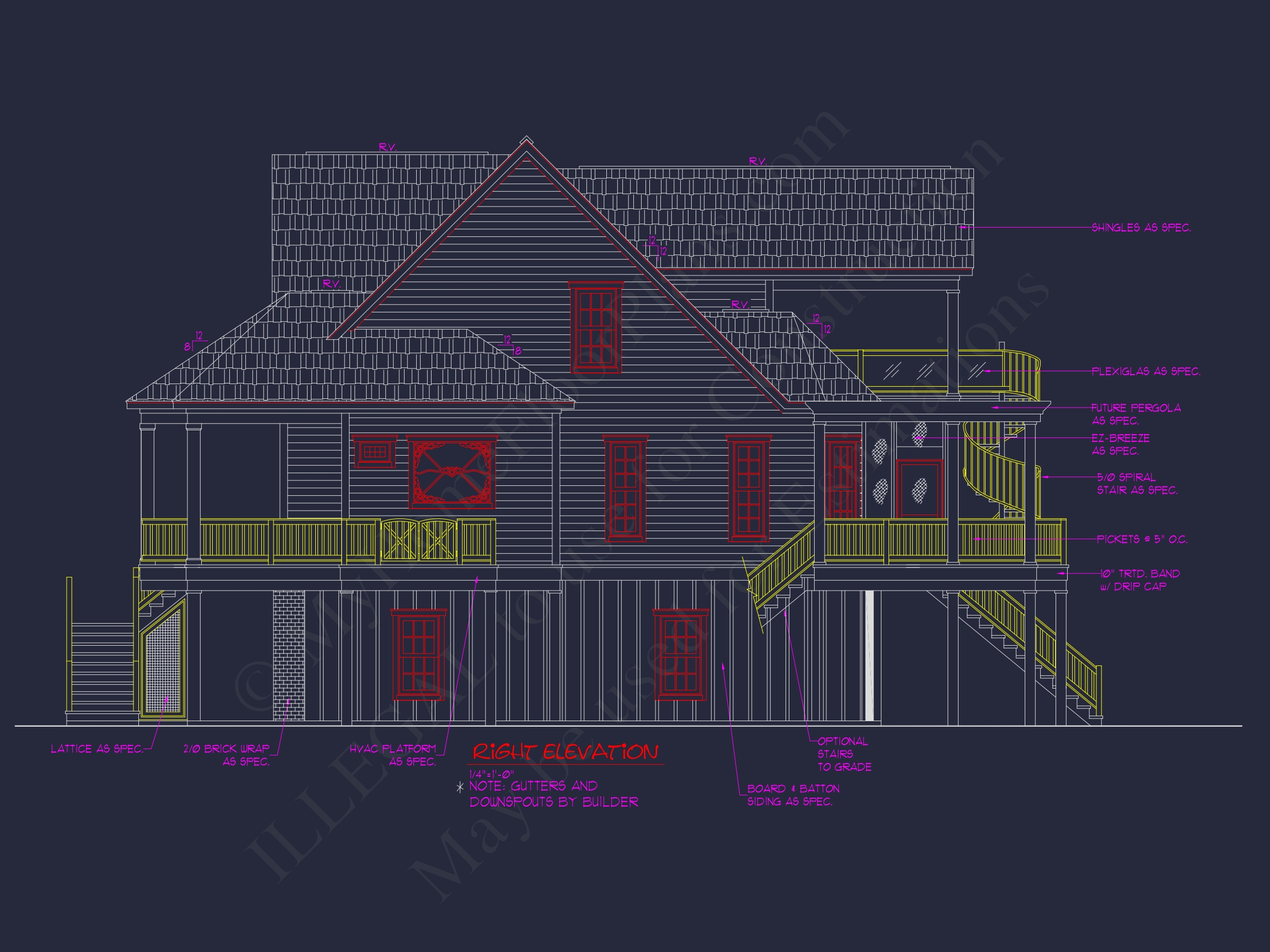 Elegant Beach House Plan with Wrap Porch and Spacious Design