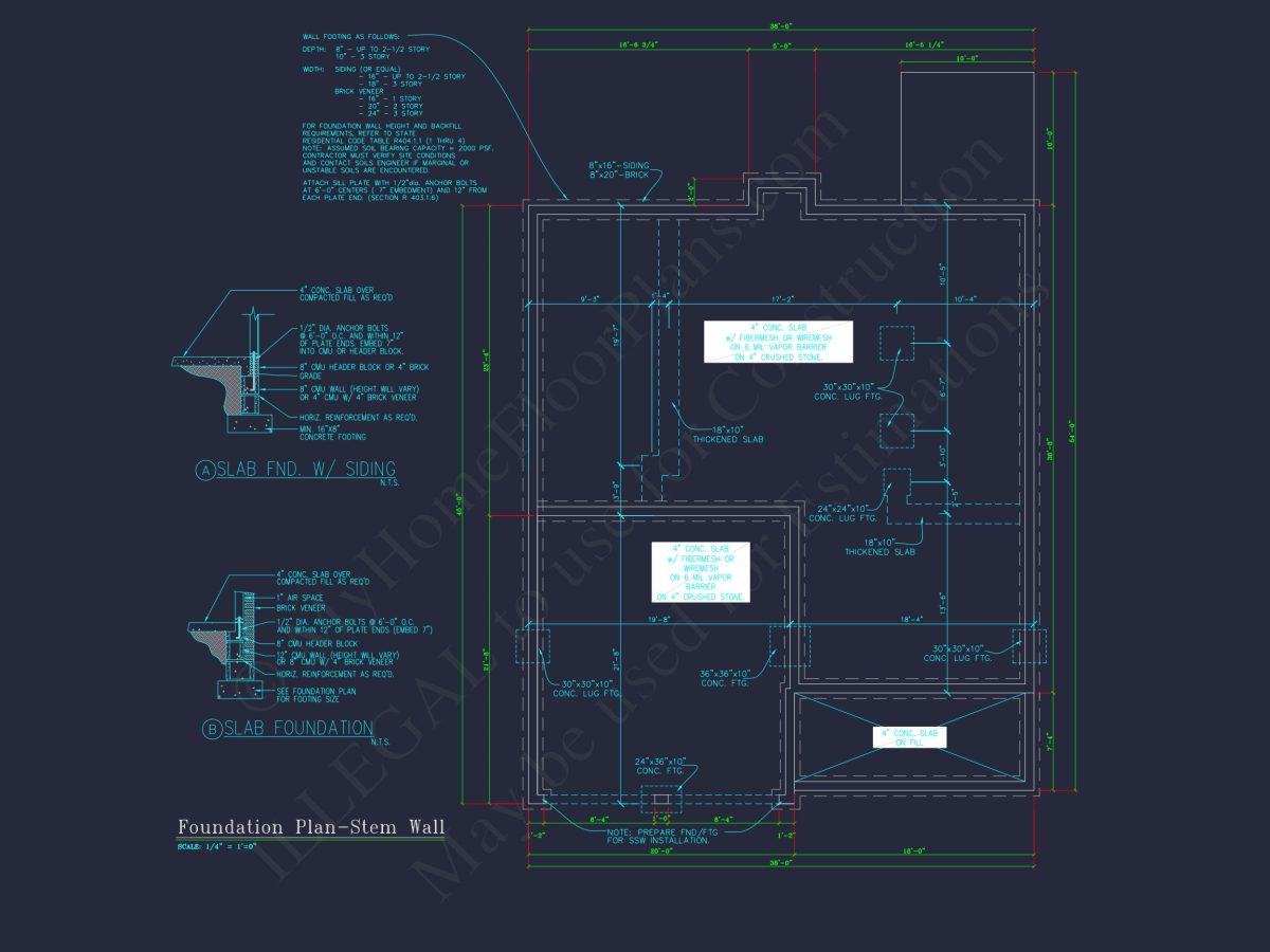 Elegant CAD house Plan with 2 Floors, Garage & 4 Bedrooms