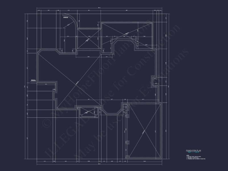Elegant CAD house Plans: 2-Story 5-Bedroom Luxury Blueprint
