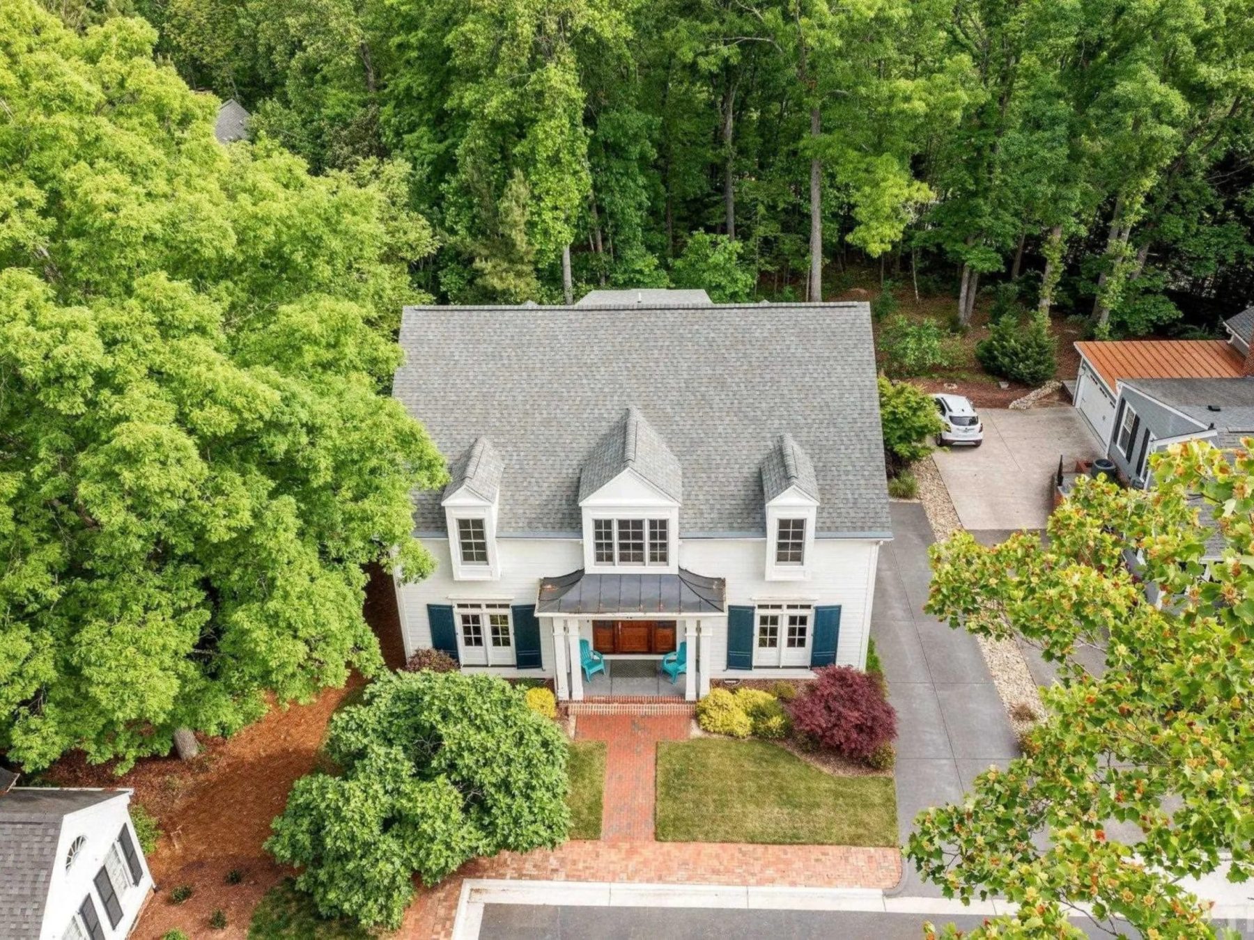 Elegant Cape Cod house Floor Plan with 2-Story Design