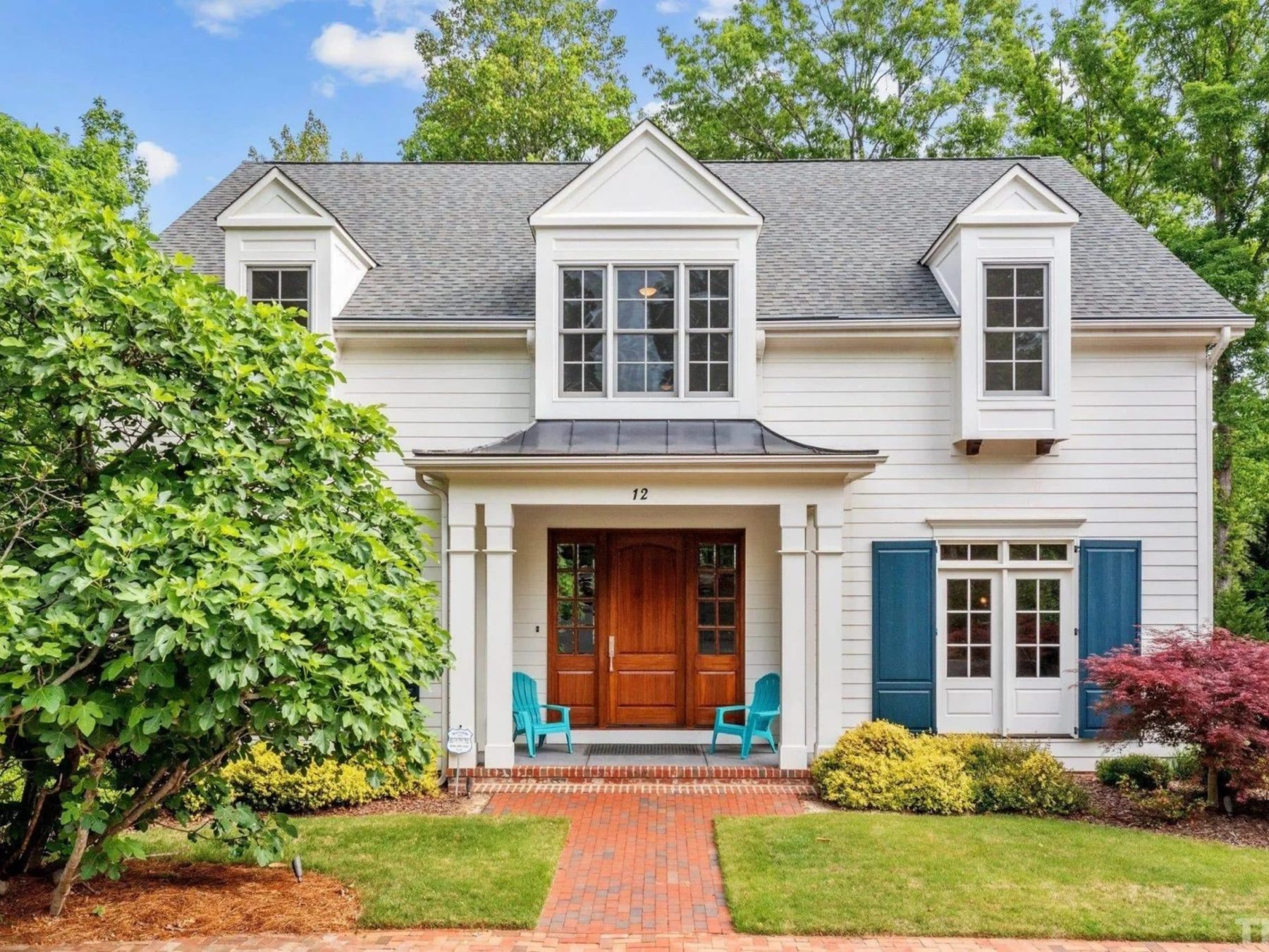 Elegant Cape Cod house Floor Plan with 2-Story Design