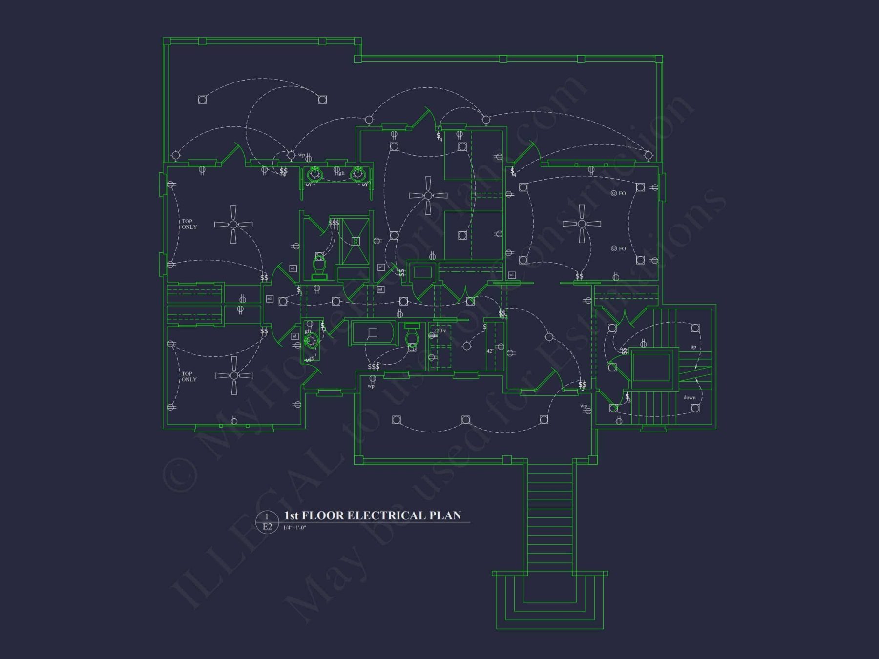 Elegant Coastal house Plan with CAD Blueprint & Designs