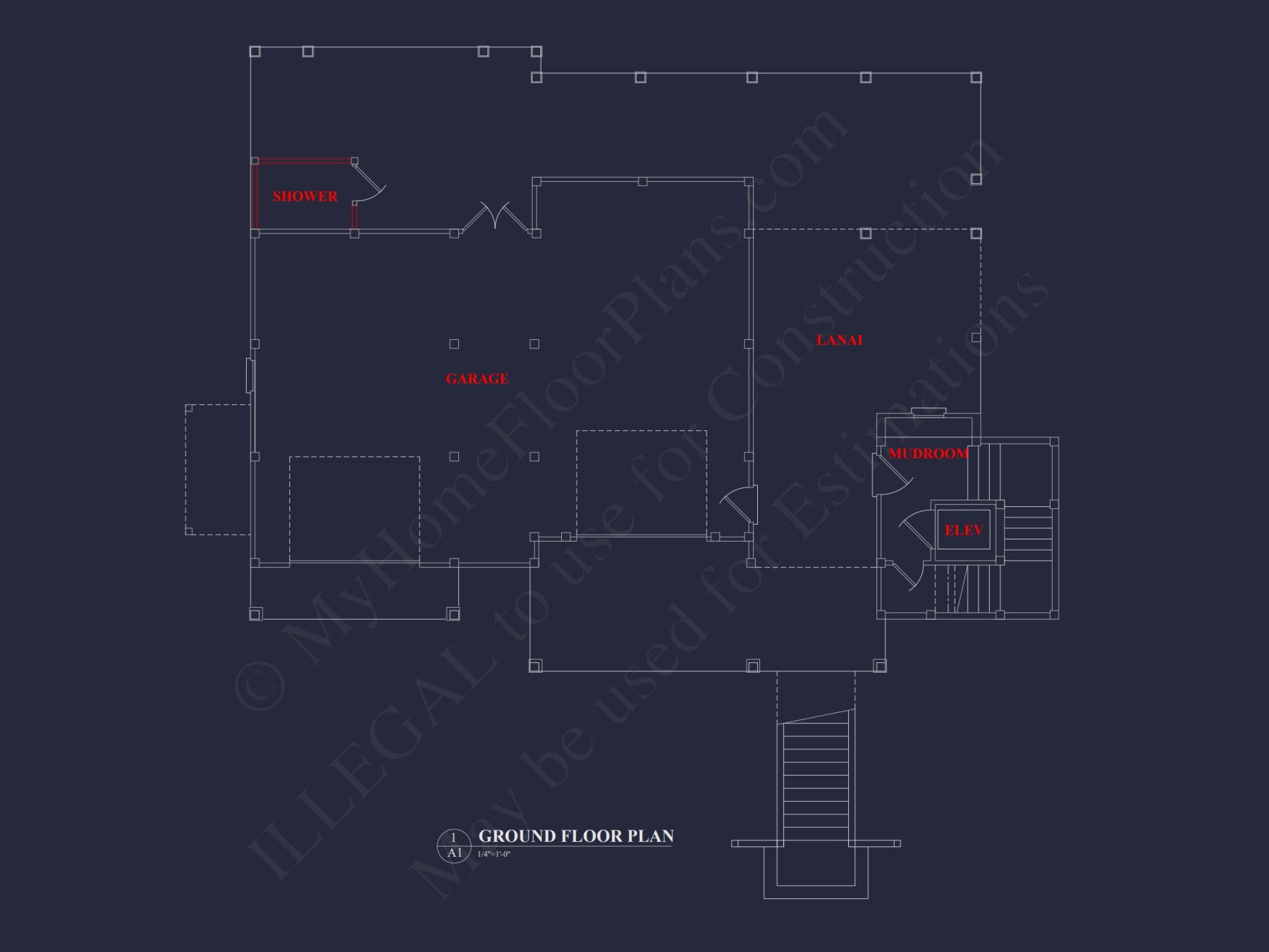 Elegant Coastal house Plan with CAD Blueprint & Designs