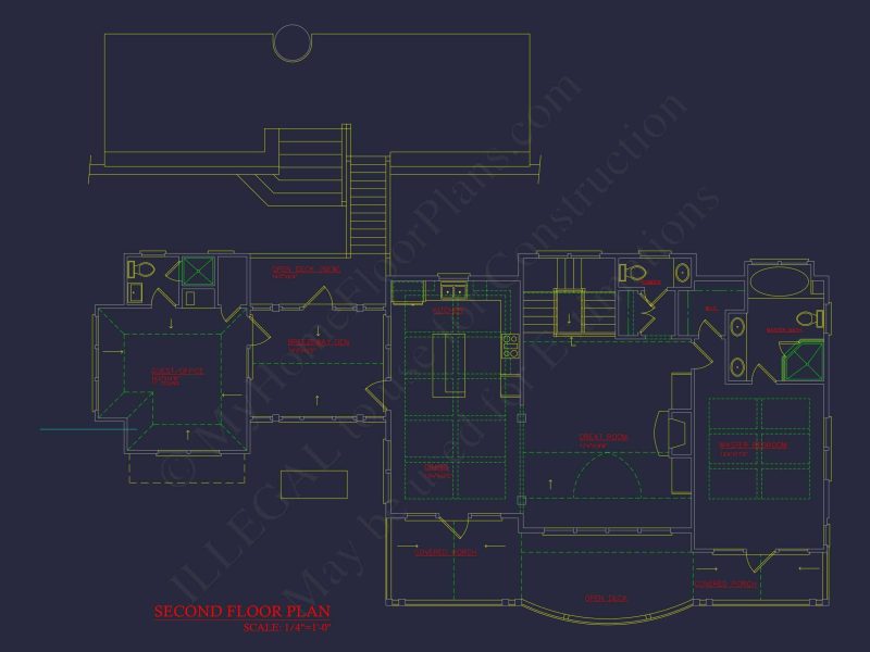 Elegant Coastal house Plan with Functional Architecture Designs & CAD