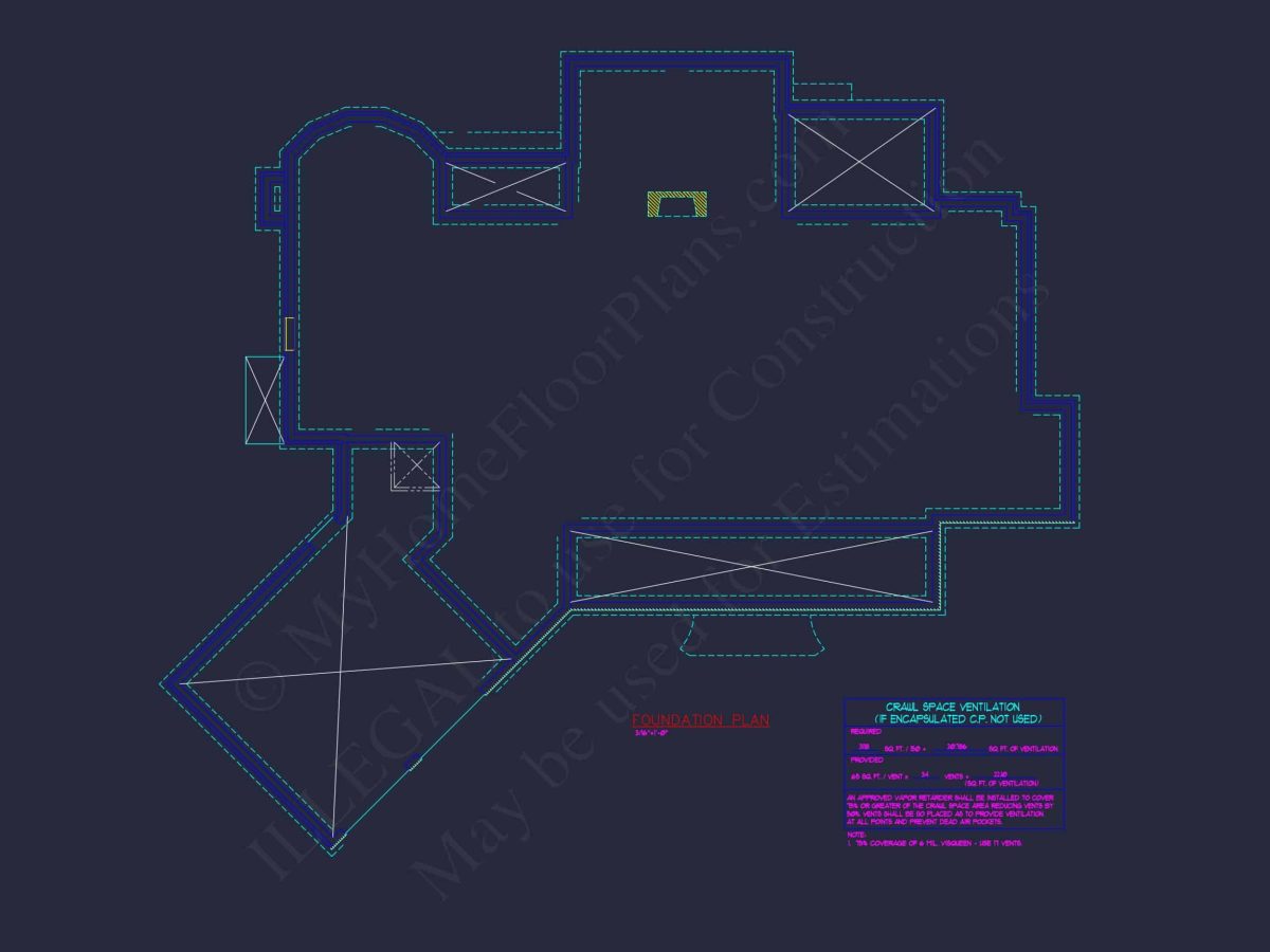 Elegant Colonial Revival house Plan with Detailed Floor Designs