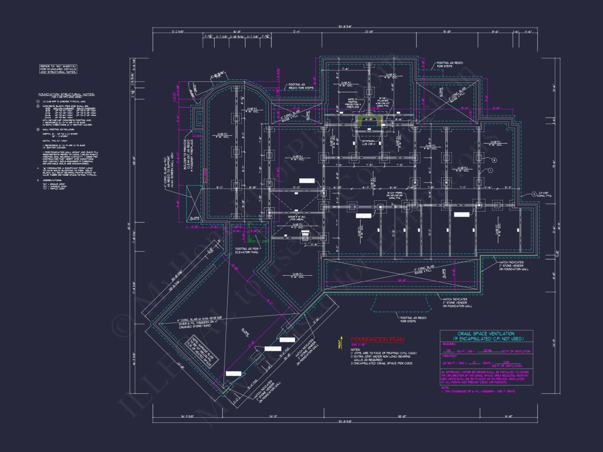Elegant Colonial Revival house Plan with Detailed Floor Designs