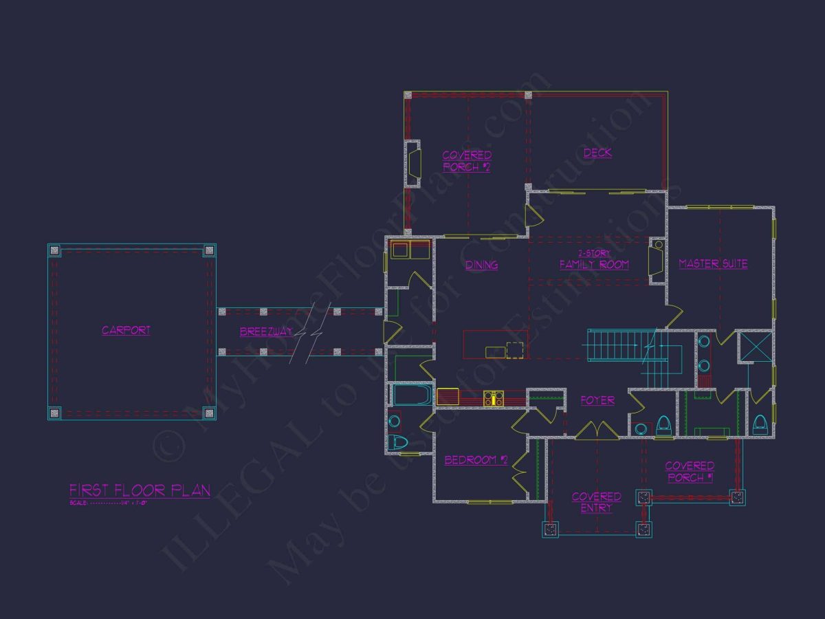 Elegant Craftsman house Design with 2 Floors and Spacious Layout
