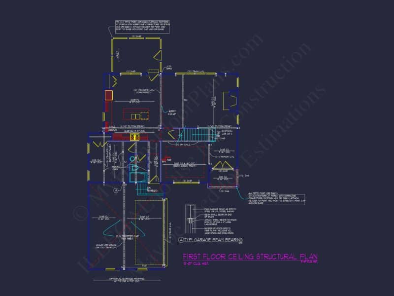 Elegant Craftsman house Plan with Blueprint and CAD Designs