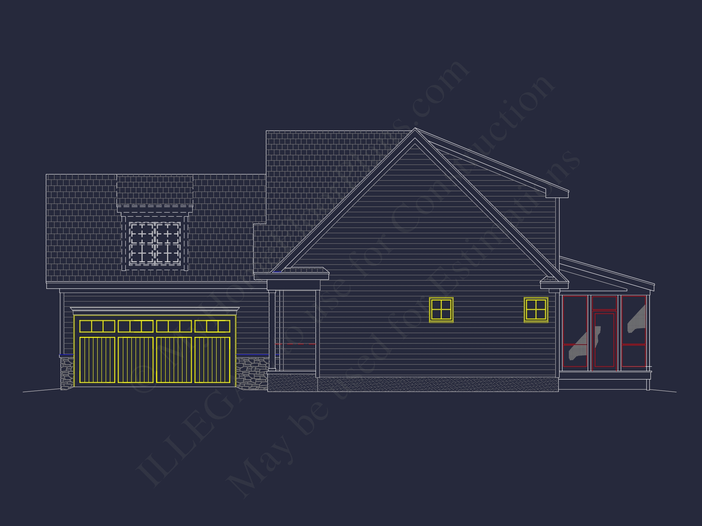 Elegant Craftsman Home Plan with Blueprint and CAD Designs