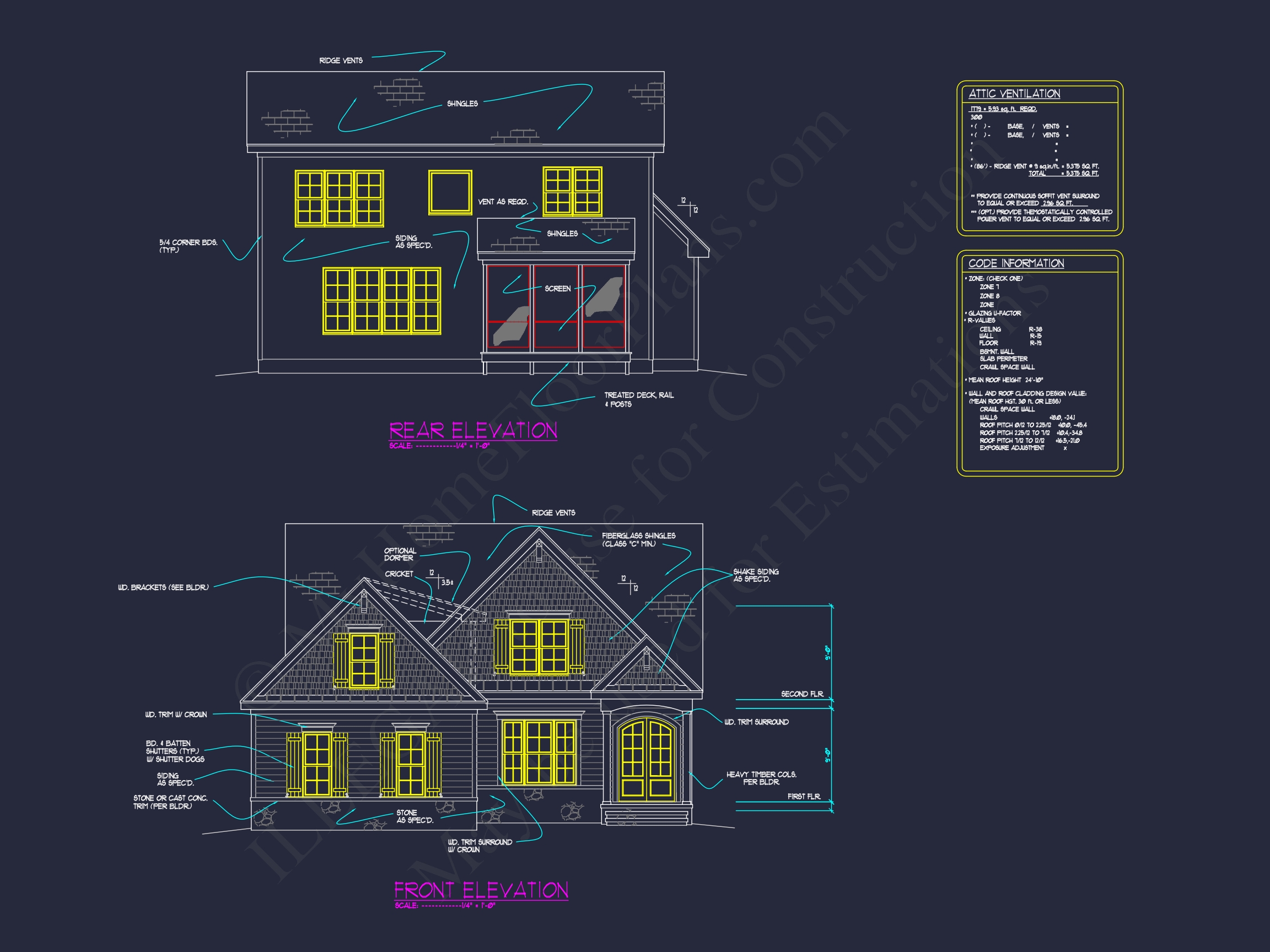 Elegant Craftsman Home Plan with Blueprint and CAD Designs