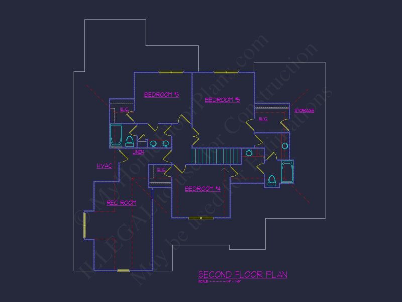 Elegant Craftsman house Plan with Detailed Blueprints & CAD Designs