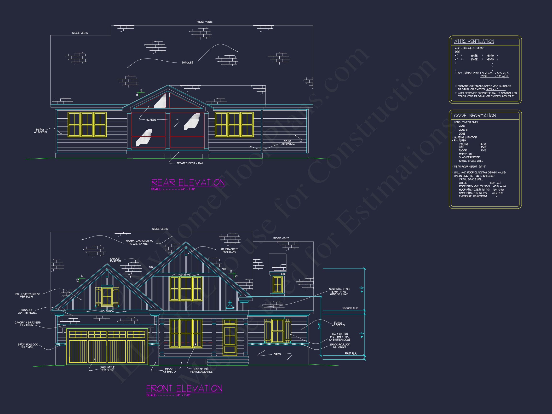 Elegant Craftsman house Plan with Modern Floor Designs