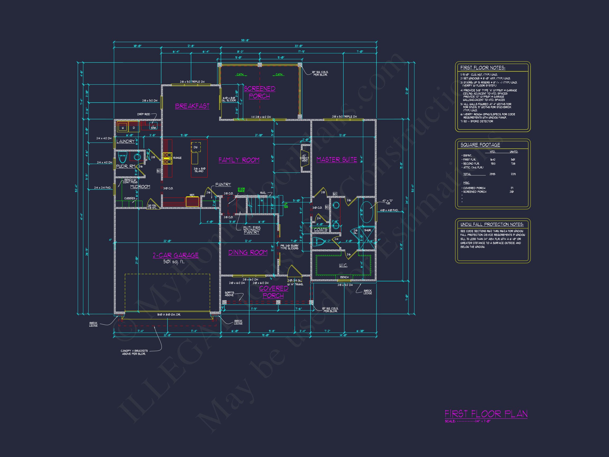 Elegant Craftsman house Plan with Modern Floor Designs